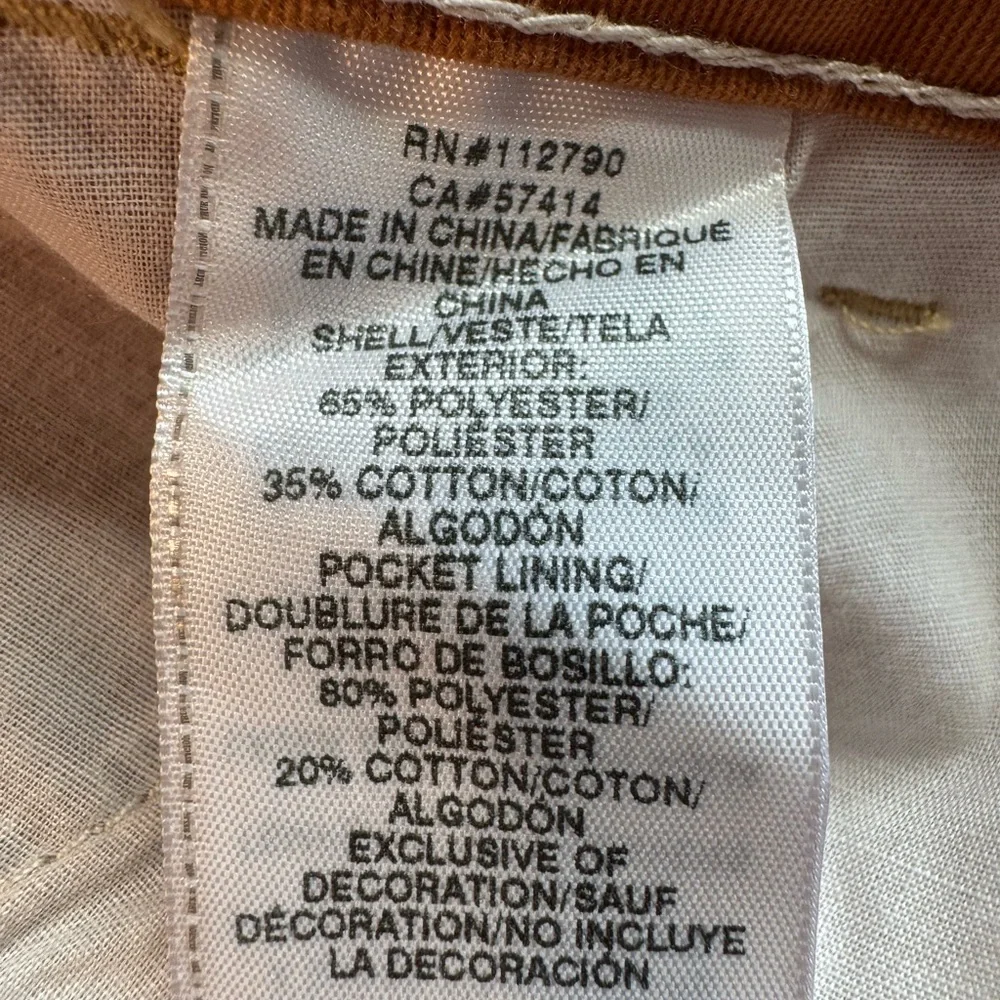 True Religion Cargo Short Dk Khaki Orange Size 33